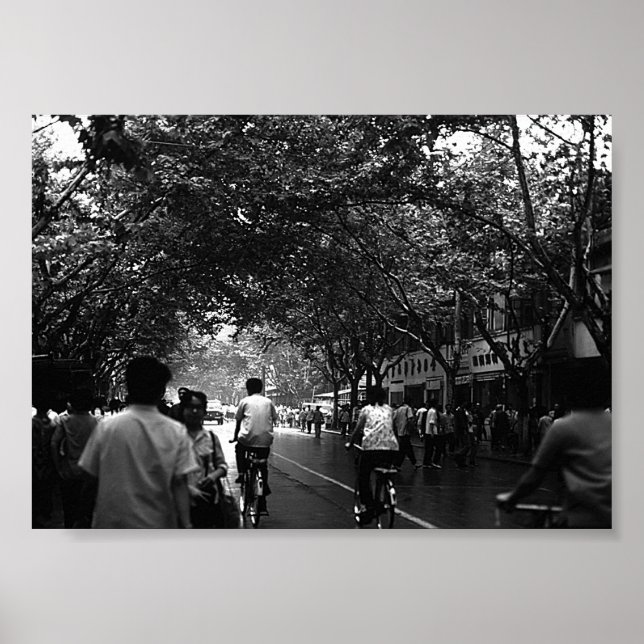 Vintage China Shanghai street Poster (Front)