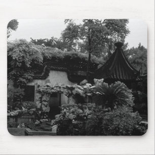 Vintage China Shanghai Yuyuan garden plants Case-M Mouse Mat