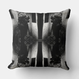 Vintage China Shanghai Yuyuan garden statue Postca Cushion