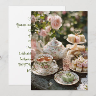 Vintage China Timeless Tea Invitation