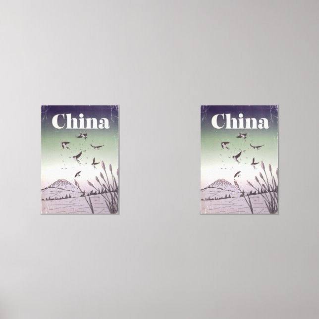 Vintage China Travel Poster (Front)