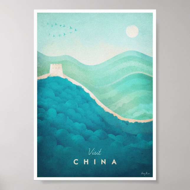 Vintage China Travel Poster (Front)