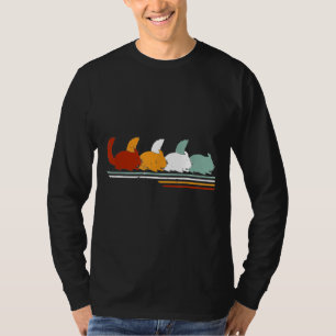 Vintage Chinchilla Animal Lover Zookeeper Retro St T-Shirt