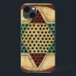 Vintage Chinese Chequerboard by Ethan Harper iPhone 13 Case<br><div class="desc">Get your game on with this spectacular Chinese chequerboard painting by Ethan Harper. The piece has a very vintage feel,  as if it were patterned on a family heirloom. This would make a great gift for someone who loves board games!</div>