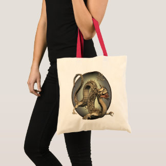 Vintage Chinese Dragon Tote Bag