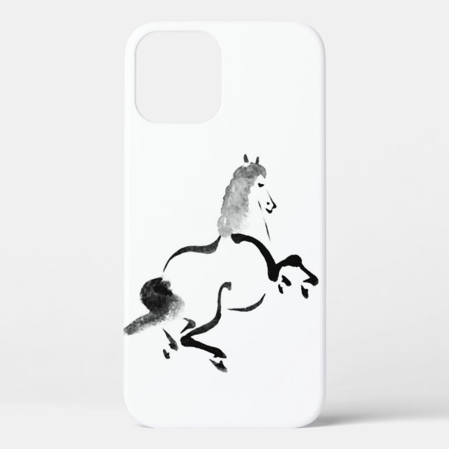 Vintage Chinese Horse Case-Mate iPhone Case (Back)