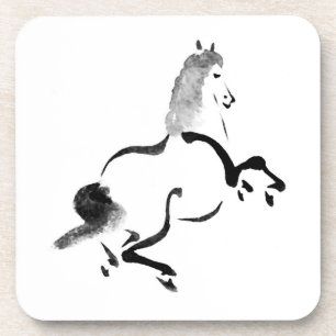 Vintage Chinese Horse Coaster