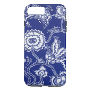 Vintage Chinese Indigo Batik iPhone 8 Plus/7 Plus Case