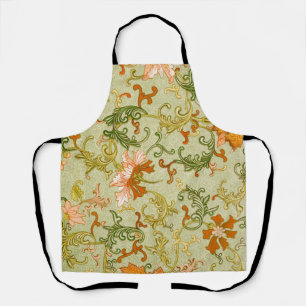 Vintage Chinese Ornament Jones Flowers   Apron