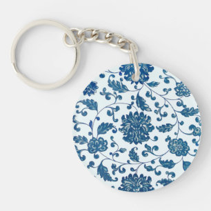 Vintage Chinese Ornament Key Ring