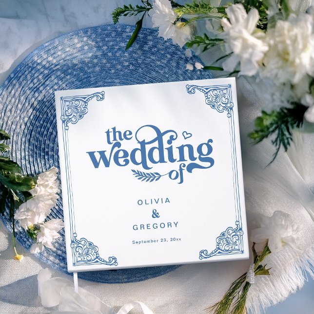 Vintage Chinoiserie Antique Frame Wedding Guest Book (Creator Uploaded)