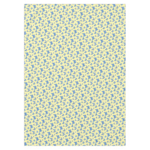 Vintage Chinoiserie Butterflies Yellow Background Tablecloth