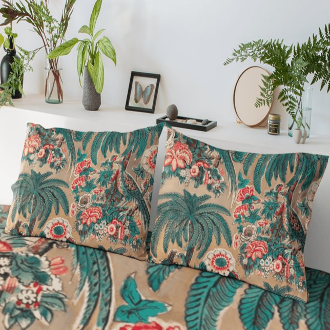 Vintage Chintz Floral Tropical Pattern Pillowcase (Creator Uploaded)