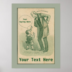 Vintage Chiropractic Advertising Poster