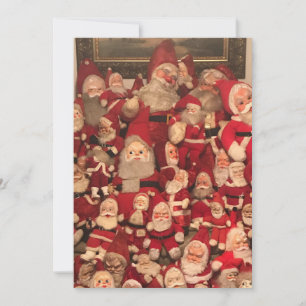 Vintage chirstmas Santa clause  Holiday Card