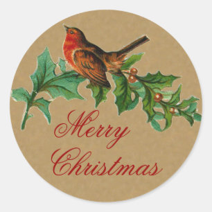 Vintage Chistmas sticker