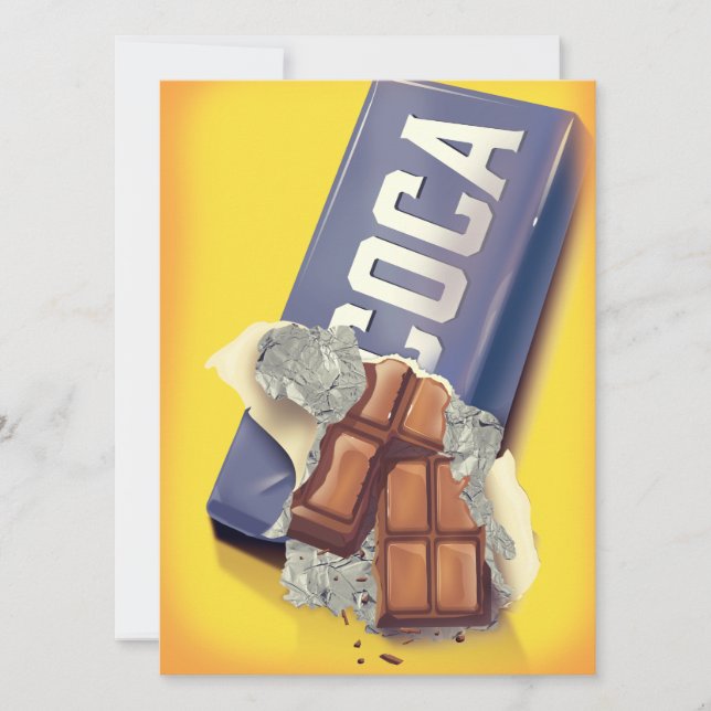 Vintage Chocolate Bar commercial (Front)