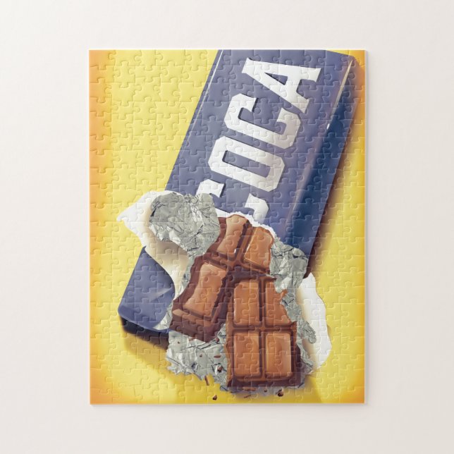 Vintage Chocolate Bar commercial Jigsaw Puzzle (Vertical)