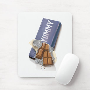 Vintage Chocolate Bar commercial Mouse Mat