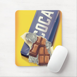 Vintage Chocolate Bar commercial Mouse Mat