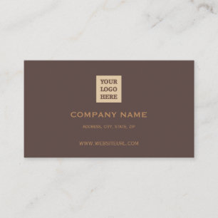 Vintage Chocolate Brown Business Cards