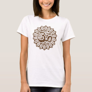 Vintage chocolate Om T-Shirt