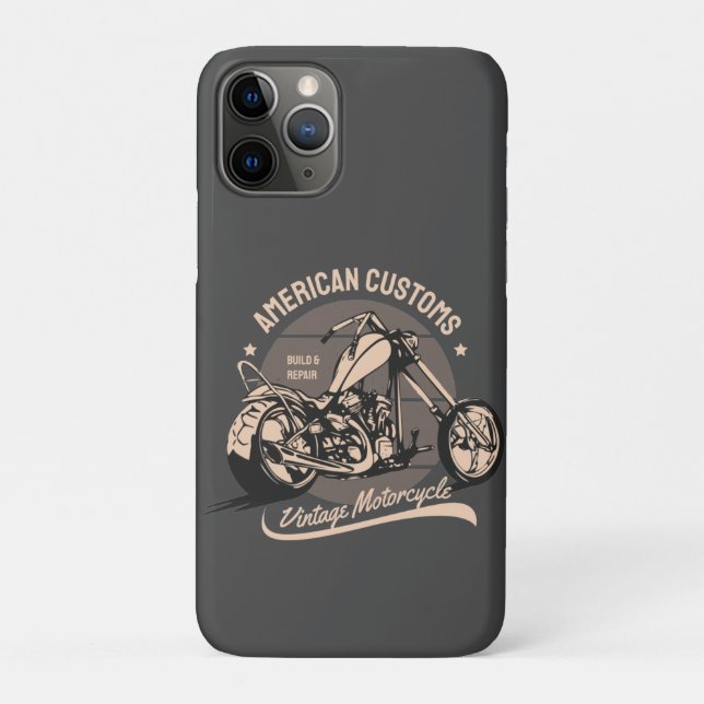 Vintage Chopper Logo Case-Mate iPhone Case (Back)