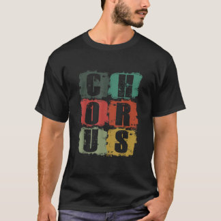 Vintage Chorus Choir Choral Music Singer Concert T T-Shirt
