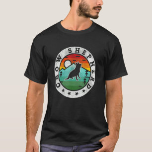 Vintage Chow Shepherd Retro Dog Mom Dad T-Shirt