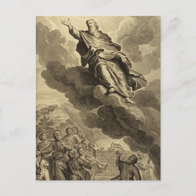 Vintage Christian Enoch Walks with God Postcard (Front)