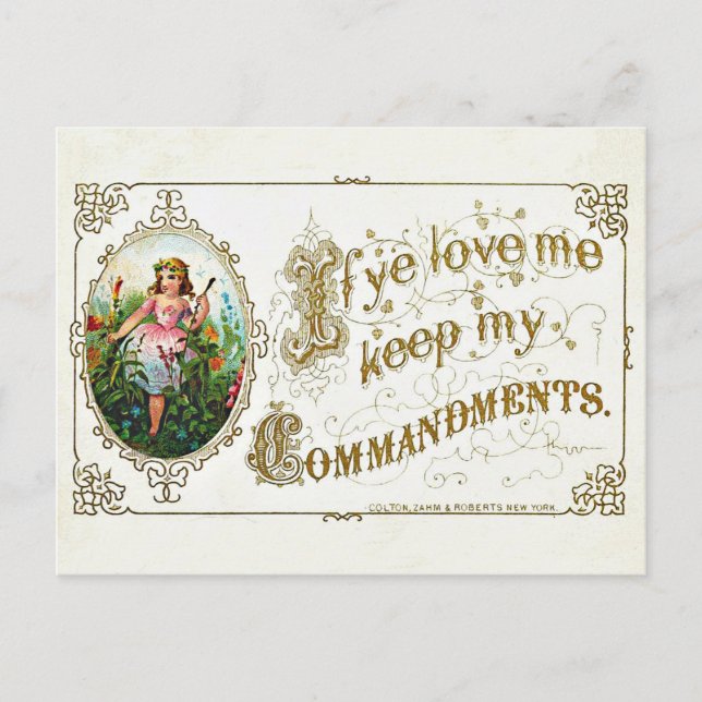 Vintage Christian Postcard (Front)