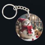 Vintage Christmas - Acrylic Keychain<br><div class="desc">Vintage Christmas - Acrylic Keychain
Design 01
A perfect little gift!</div>