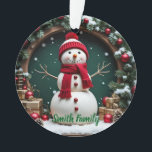 Vintage Christmas - Acrylic Ornament<br><div class="desc">Vintage Christmas - Acrylic Ornament
Design 04
A perfect little gift!</div>