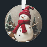 Vintage Christmas - Acrylic Ornament<br><div class="desc">Vintage Christmas - Acrylic Ornament
Design 02
A perfect little gift!</div>