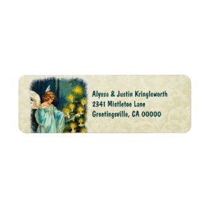 Vintage Christmas Angel and Tree CH501
