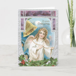 Vintage Christmas Angel Card