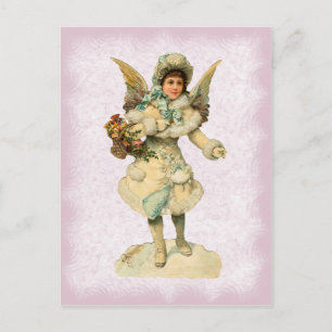 Vintage Christmas Angel Postcard