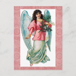 Vintage Christmas Angel Postcard