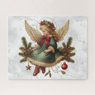 Vintage Christmas Angel Puzzle