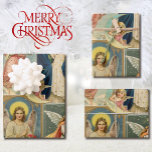 Vintage Christmas Angel Victorian Cards Wrapping Paper Sheet<br><div class="desc">3 sheets of superior quality Wrapping Paper</div>