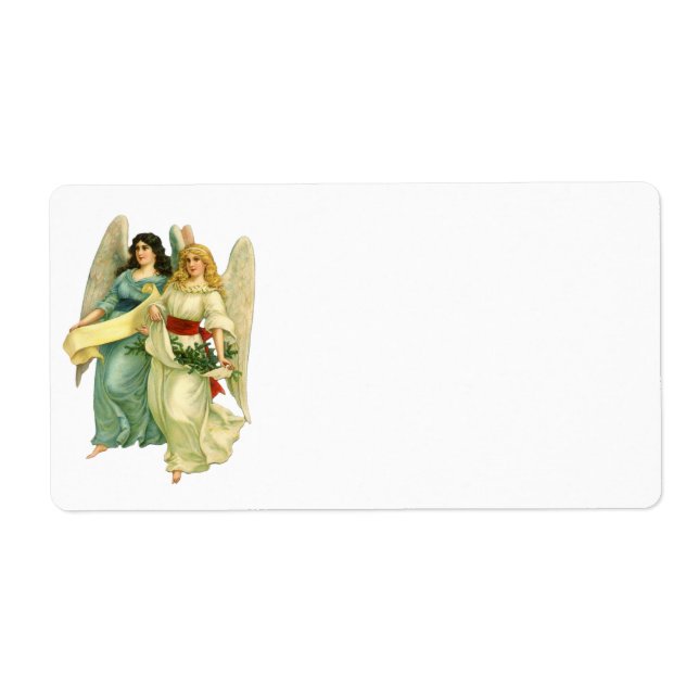 Vintage Christmas, Angelic Victorian Angels (Front)