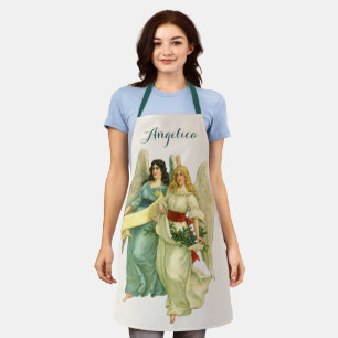 Vintage Christmas, Angelic Victorian Angels Apron