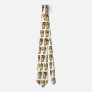 Vintage Christmas, Antique Victorian Angel Tie