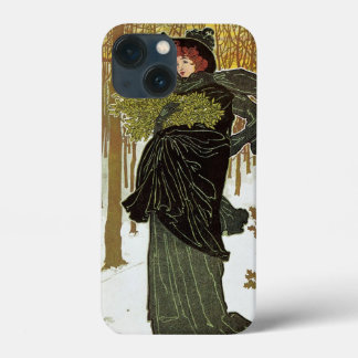 Vintage Christmas Art Nouveau Scribners Cover 1895