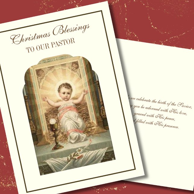 Vintage Christmas  Baby Jesus Tabernacle Priest (Creator Uploaded)