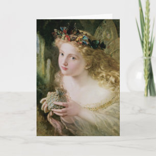 Vintage Christmas, Beautiful Fairy by Anderson Holiday Card