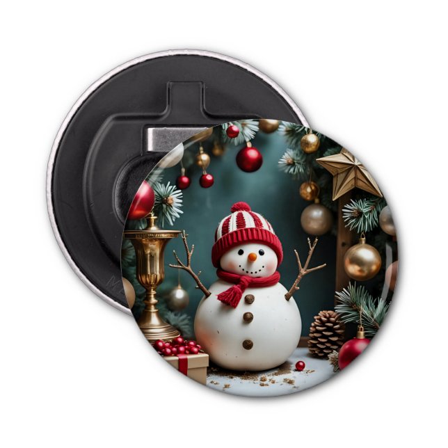 Vintage Christmas - Bottle Opener (Front)