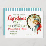 Vintage Christmas Boy            Invitation<br><div class="desc">boy christmas teenage young, 
romantic x-mas snowflakes cold, 
painting landscape smile angel, 
drawn adorable little happy , 
funny watercolour vintage children , 
winter merry snow child , 
cute drawing teen art , 
retro watercolor kid xmas , 
cartoon celebration illustration holiday, 
teenage boy christmas young, </div>