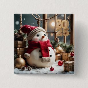 Vintage Christmas - Button
