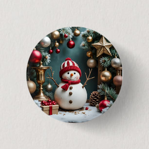 Vintage Christmas - Button